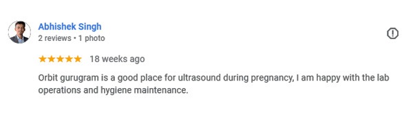 Review by Abhishek for Orbit Imaging & Pathlab-Gurugram